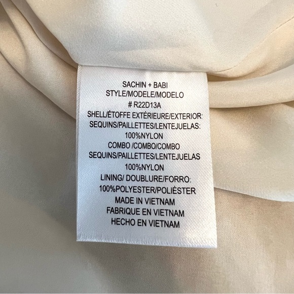 NWT Anthropologie Sachin & Babi Colorblocked Sequined Midi Dress - Picture 13 of 16